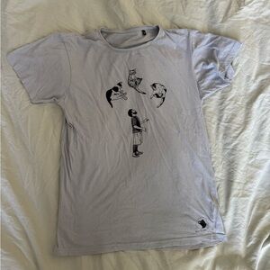 Man juggling cats shirt pajaro Malandro size medium